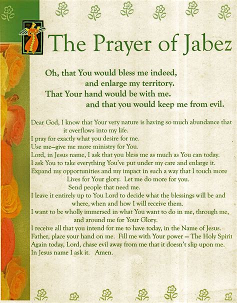 prayer of jabez scripture niv